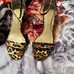Unisa Brown Leopard Print Heels